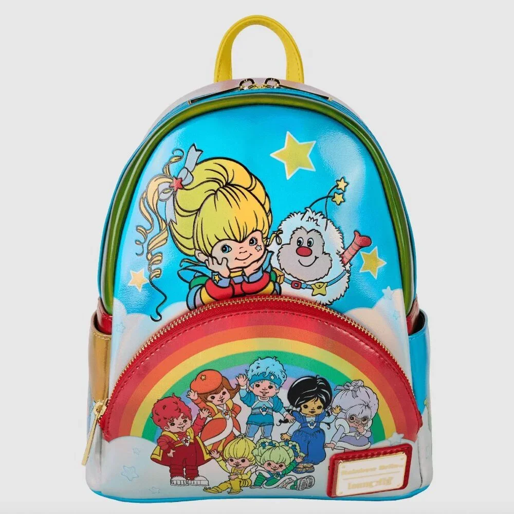 Loungefly Rainbow Brite & Color Kids Light-up Mini Backpack NWT
